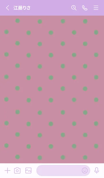 [LINE着せ替え] シンプル ミニ ドット 203の画像2