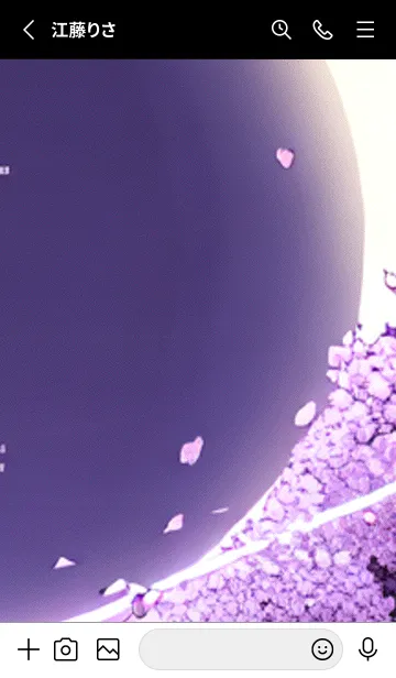 [LINE着せ替え] 月光夜桜#CT03。の画像2