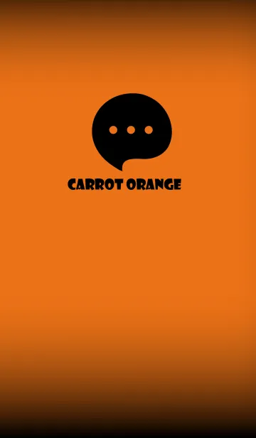 [LINE着せ替え] Carrot Orange And Black V.4 (JP)の画像1