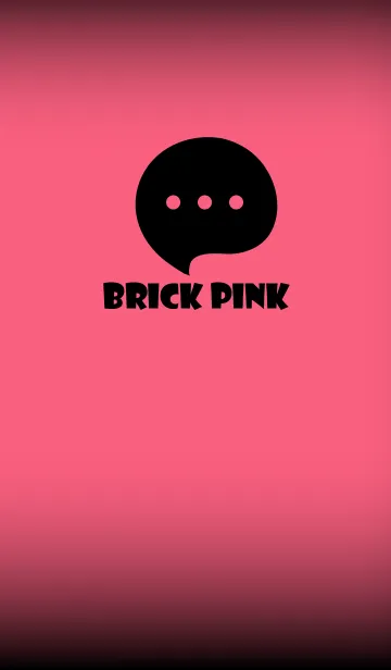 [LINE着せ替え] Brick Pink  And Black V.4 (JP)の画像1