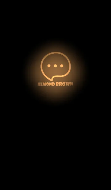 [LINE着せ替え] Almond Brown Neon Theme V4 (JP)の画像1