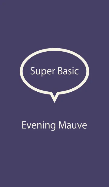 [LINE着せ替え] Super Basic Evening Mauveの画像1