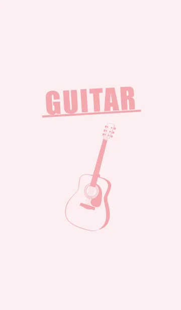 [LINE着せ替え] GUITAR COLOR 薄桜の画像1