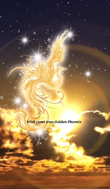 [LINE着せ替え] 全運気超上昇★黄金鳳凰★Golden Phoenix 3の画像1