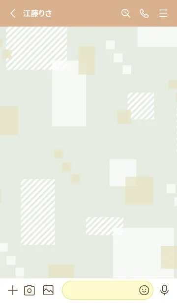 [LINE着せ替え] おしゃれ 四角12の画像2