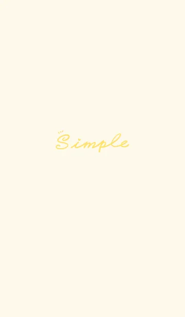 [LINE着せ替え] Simple Color J-light grayish yellow(Ye4)の画像1