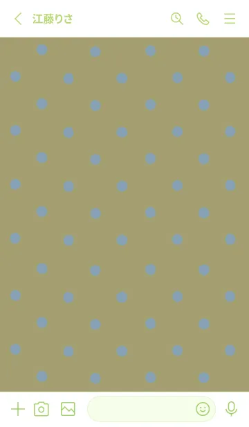 [LINE着せ替え] シンプル ミニ ドット 206の画像2