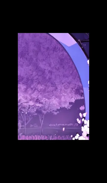 [LINE着せ替え] 月光夜桜#CT028。の画像1