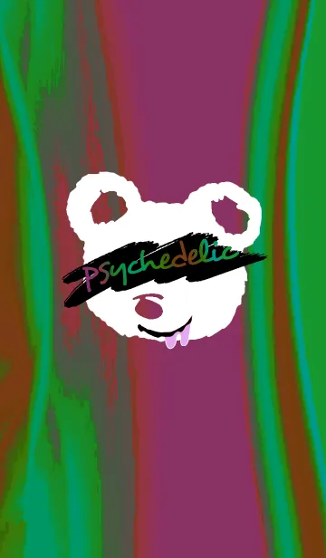 [LINE着せ替え] サイケデリック ベア 68の画像1