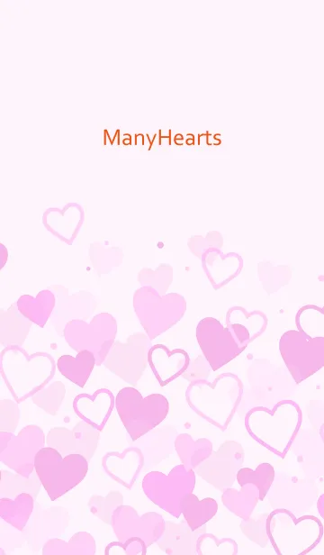 Many Hearts-PURPLE 11の着せ替えメイン画像