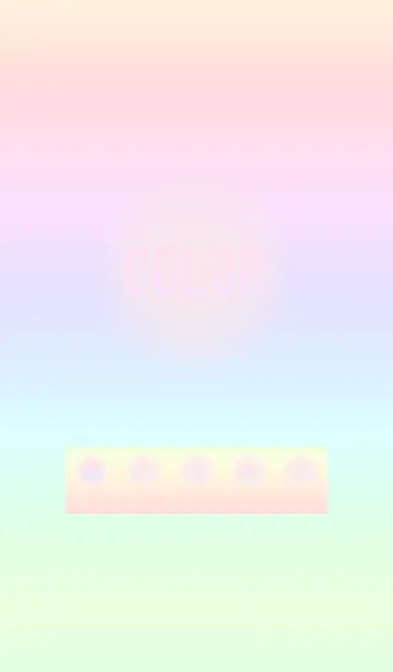 [LINE着せ替え] pink color rainbow D05の画像1