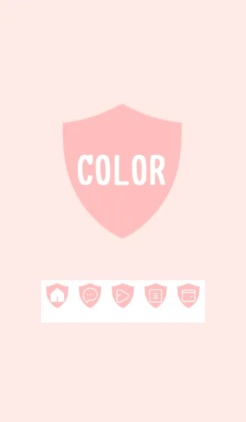 [LINE着せ替え] pink color Y17の画像1