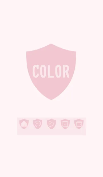[LINE着せ替え] pink color Y20の画像1