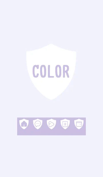 [LINE着せ替え] purple color Y19の画像1