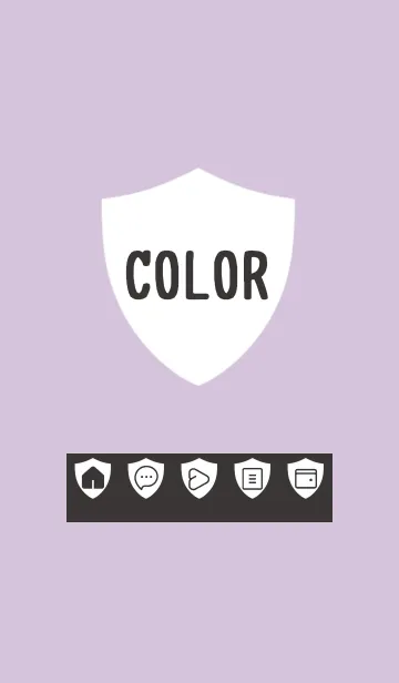 [LINE着せ替え] purple color Y20の画像1