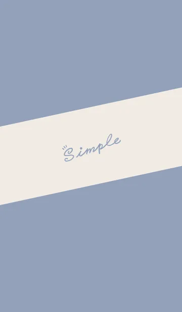 [LINE着せ替え] Simple Lines J-Indigo (br2)の画像1