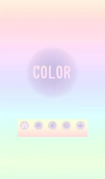 purple color rainbow D04の着せ替えメイン画像
