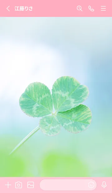 [LINE着せ替え] 四つ葉のクローバー Vintage Lens #3-7の画像2