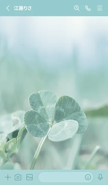 [LINE着せ替え] 四つ葉のクローバー Vintage Lens #12-7の画像2