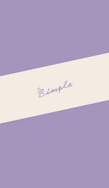 [LINE着せ替え] Simple Lines J-Purple (br2)の画像1