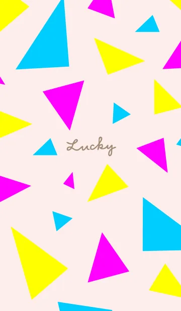 [LINE着せ替え] 3色三角22の画像1