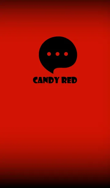 [LINE着せ替え] Candy Red And Black V.4 (JP)の画像1