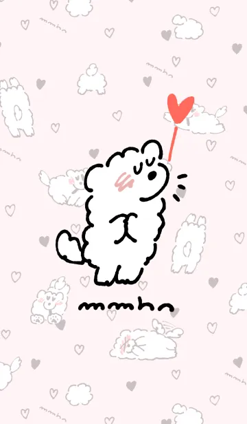 [LINE着せ替え] DOUHUA THE SAMOYED LOVEの画像1