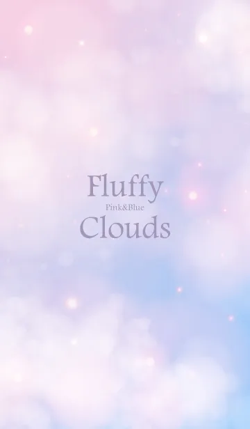 Fluffy Clouds Pink&Blue.MEKYM 11の着せ替えメイン画像