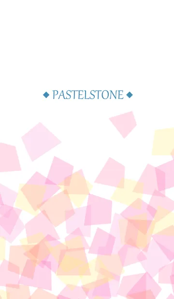 [LINE着せ替え] Pastel Stone-PINK 18の画像1