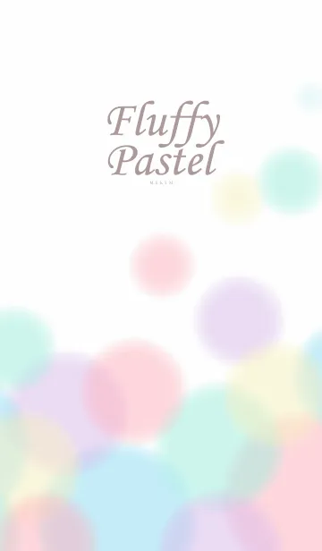 [LINE着せ替え] Fluffy Pastel.MEKYM 11の画像1