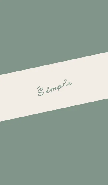 [LINE着せ替え] Simple Lines J-gray blue green (br2)の画像1