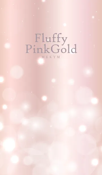 [LINE着せ替え] Fluffy Pink Gold HEART.MEKYM 11の画像1