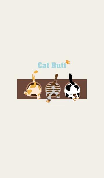 [LINE着せ替え] Cat Butt 7 (=^・^=)の画像1