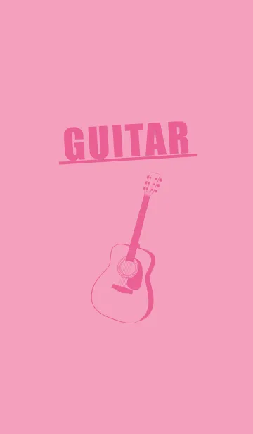 [LINE着せ替え] GUITAR COLOR フクシャピンクの画像1