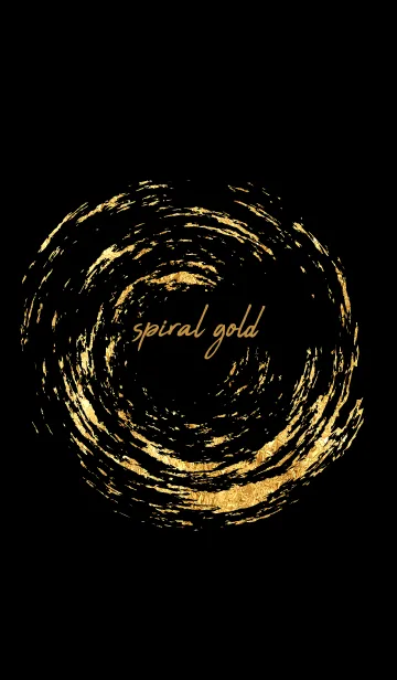 [LINE着せ替え] spiral gold 17の画像1