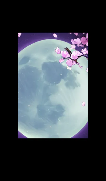 [LINE着せ替え] 月光夜桜#CV03。の画像1