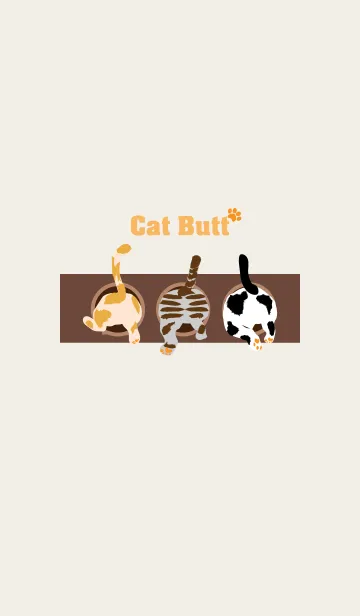 [LINE着せ替え] Cat Butt 8 (=^・^=)の画像1