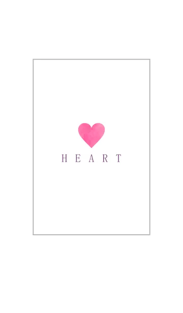 [LINE着せ替え] watercolor pink-HEART 17の画像1