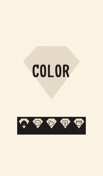 [LINE着せ替え] beige color Z18の画像1