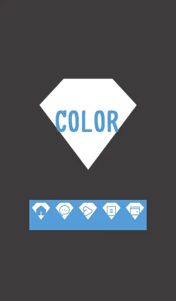 [LINE着せ替え] blue color Z20の画像1