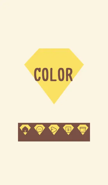 [LINE着せ替え] brown color Z20の画像1