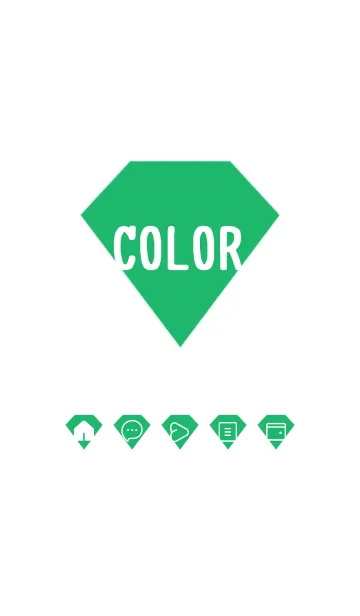 [LINE着せ替え] green color Z32の画像1