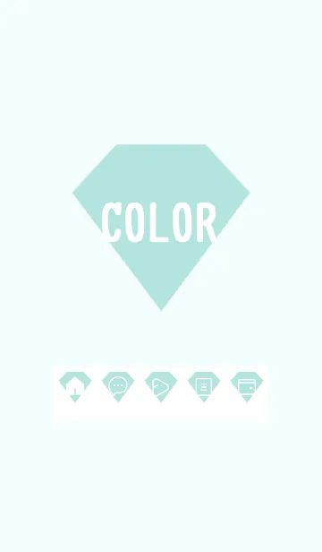 [LINE着せ替え] green color Z38の画像1