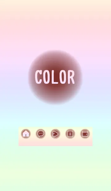 [LINE着せ替え] red color rainbow D03の画像1