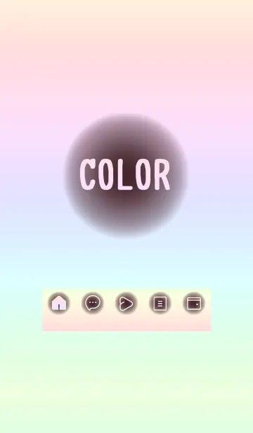 [LINE着せ替え] red color rainbow D05の画像1