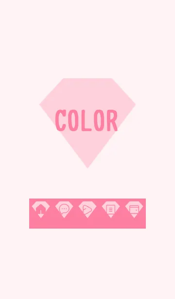 [LINE着せ替え] pink color Z18の画像1