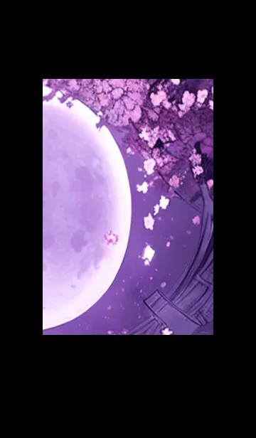 [LINE着せ替え] 月光夜桜#CV028。の画像1