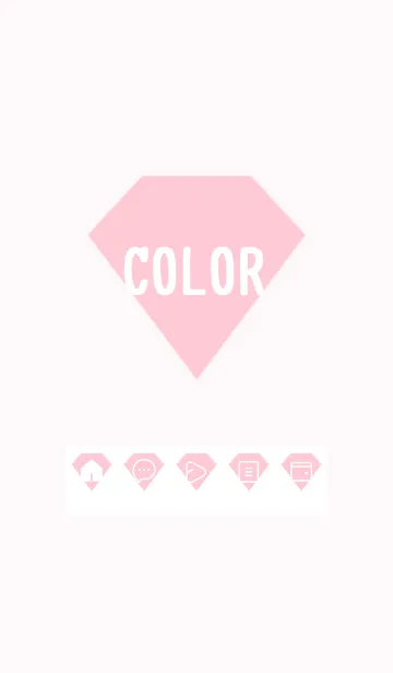 [LINE着せ替え] pink color Z19の画像1