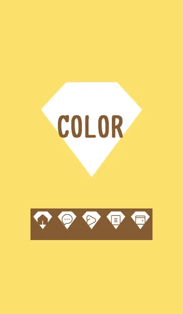 [LINE着せ替え] yellow color Z16の画像1