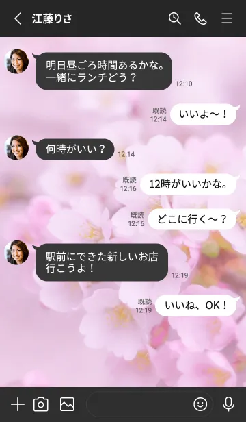 [LINE着せ替え] SakuraBokeh 9の画像3